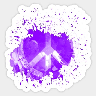 Peace of a Rainbow - Lilac Sticker